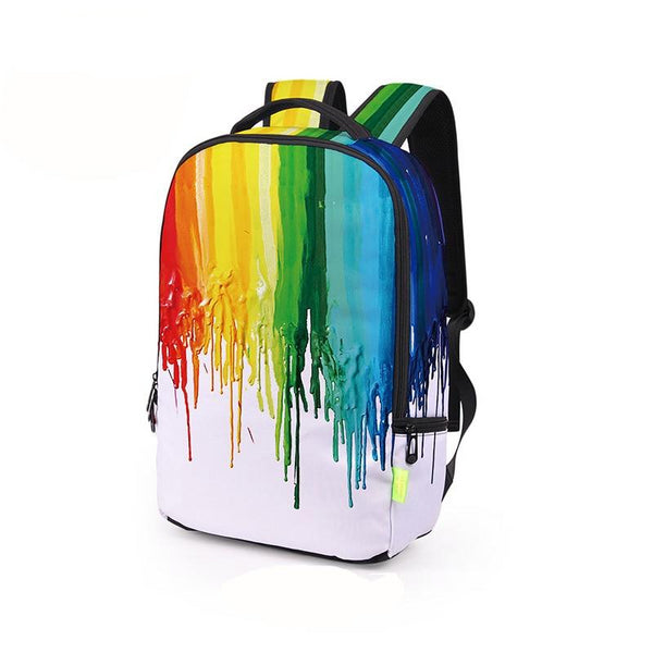 Backpack School Colorful Graffiti A06
