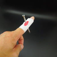 Prank Joke Toy Fake Nail Through Finger Trick Halloween Kids