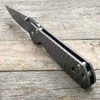 Chris Reeve LDT D2 Blade Steel Titanium Plating Handle