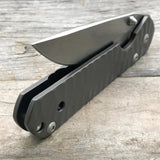 Chris Reeve LDT D2 Blade Steel Titanium Plating Handle