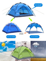 Tent Camping 3-4 Person Family A01