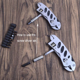 Wrench Spanner Multitool Pliers Pocket Knife Screwdriver Set Kit B04