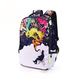 Backpack School Colorful Graffiti A06