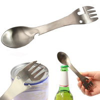 Others Spork (Spoon & Fork) Combination with Bottle Opener Knife Saw A01