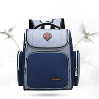 Backpack Travel Bag for Men Women Blue And Grey Variable Size A05