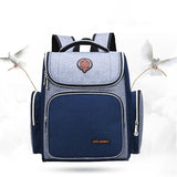 Backpack Travel Bag for Men Women Blue And Grey Variable Size A05