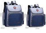 Backpack Travel Bag for Men Women Blue And Grey Variable Size A05