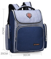 Backpack Travel Bag for Men Women Blue And Grey Variable Size A05