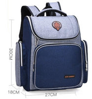 Backpack Travel Bag for Men Women Blue And Grey Variable Size A05