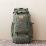 Backpack 60L Large Military Bag Canvas