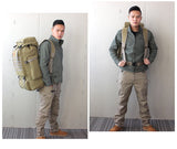 Backpack 60L Large Military Bag Canvas