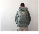 Backpack 60L Large Military Bag Canvas