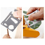 Multifunction tools for Camping Outdoor Survival Military Hunting Credit Card Style