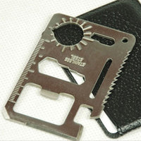 Multifunction tools for Camping Outdoor Survival Military Hunting Credit Card Style