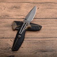 Compact Outdoor Camping Knife Rubber Handle