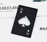 Poker Credit Card Stainless steel bottle Opener Knife Spades